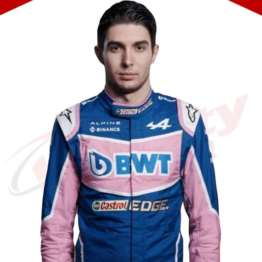 2022 ESTEBAN OCON BWT F1 RACE SUIT - Velocity Racegear-2022 ESTEBAN OCON BWT F1 RACE SUIT - Velocity Racegear-F1 Racing Suit