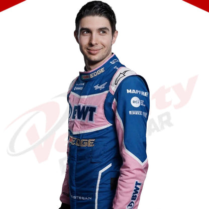 2022 ESTEBAN OCON BWT F1 RACE SUIT - Velocity Racegear-2022 ESTEBAN OCON BWT F1 RACE SUIT - Velocity Racegear-F1 Racing Suit