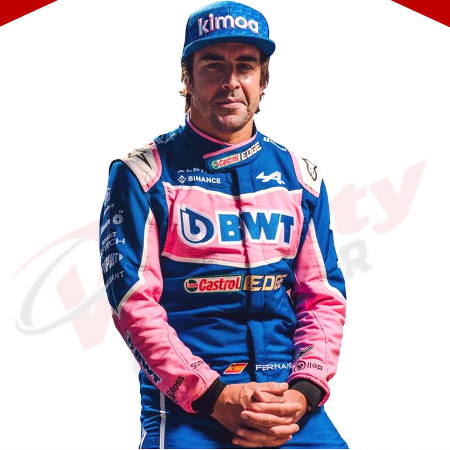 2022 FERNANDO ALONSO ALPHINE F1 RACE SUIT - Velocity Racegear-2022 FERNANDO ALONSO ALPHINE F1 RACE SUIT KIDS - Velocity Racegear-F1 Racing Suit