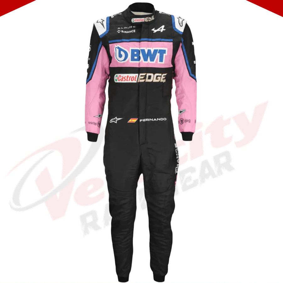 2022 FERNANDO ALONSO BWT F1 RACE SUIT KIDS - ITALIAN GP - Velocity Racegear-2022 FERNANDO ALONSO BWT F1 RACE SUIT KIDS - ITALIAN GP - Velocity Racegear-F1 Racing Suit