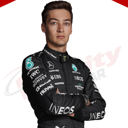 2022 George Russell Mercedes AMG F1 Race Suit - Velocity Racegear-2022 George Russell Mercedes AMG F1 Race Suit - Velocity Racegear-F1 Racing Suit