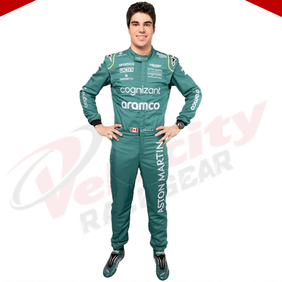 2022 LANCE STROLL ASTON MARTIN F1 RACE SUIT - CANADIAN GP - Velocity Racegear-2022 LANCE STROLL ASTON MARTIN F1 RACE SUIT - CANADIAN GP - Velocity Racegear-F1 Racing Suit