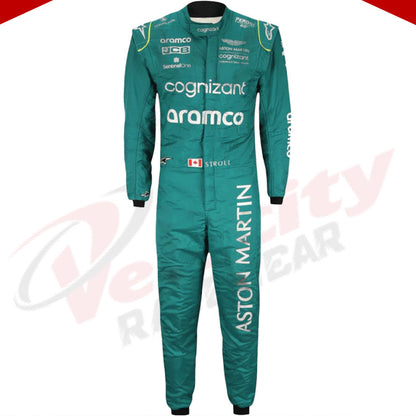 2022 LANCE STROLL ASTON MARTIN F1 RACE SUIT - CANADIAN GP - Velocity Racegear-2022 LANCE STROLL ASTON MARTIN F1 RACE SUIT - CANADIAN GP - Velocity Racegear-F1 Racing Suit