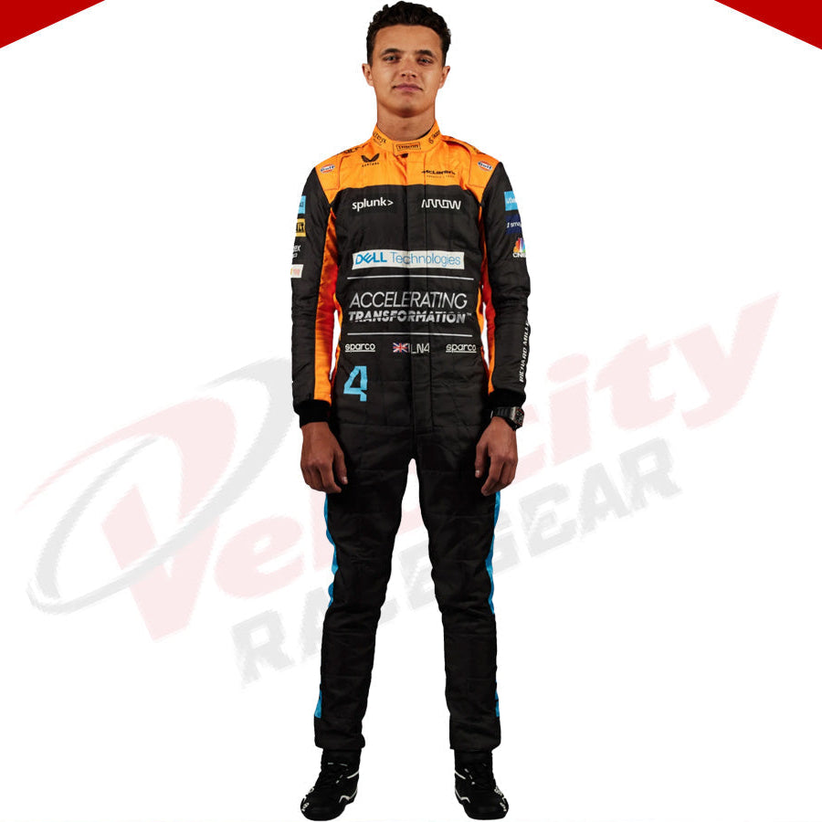 2022 Lando Norris McLaren F1 Race Suit - Velocity Racegear-2022 Lando Norris McLaren F1 Race Suit - Velocity Racegear-F1 Racing Suit