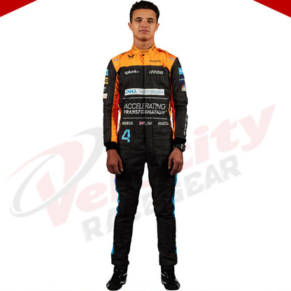 2022 Lando Norris McLaren F1 Race Suit - Velocity Racegear-2022 Lando Norris McLaren F1 Race Suit - Velocity Racegear-F1 Racing Suit