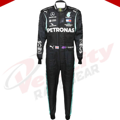 2022 Lewis Hamilton Mercedes AMG F1 Race Suit - Velocity Racegear-2022 Lewis Hamilton Mercedes AMG F1 Race Suit - Velocity Racegear-F1 Racing Suit