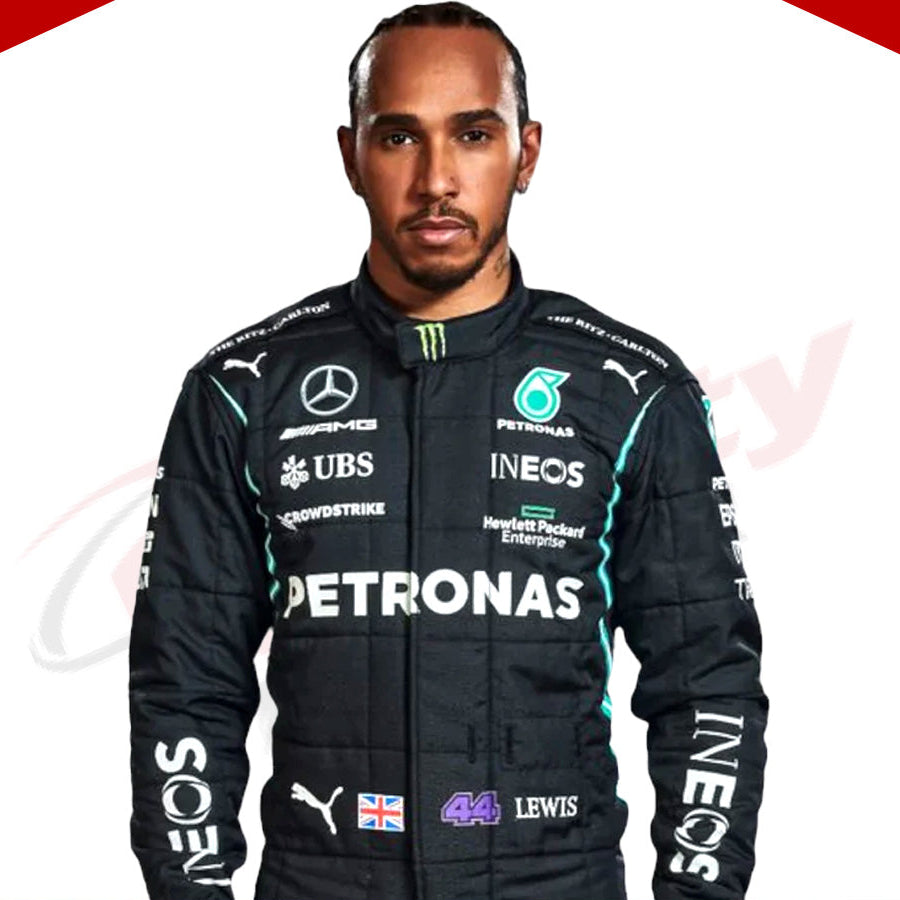 2022 Lewis Hamilton Mercedes AMG F1 Race Suit KIDS - Velocity Racegear-2022 Lewis Hamilton Mercedes AMG F1 Race Suit KIDS - Velocity Racegear-F1 Racing Suit