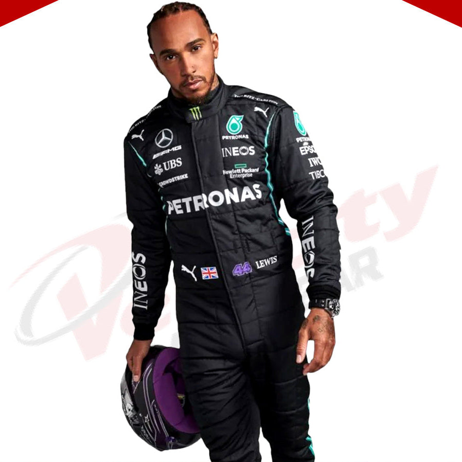 2022 Lewis Hamilton Mercedes AMG F1 Race Suit KIDS - Velocity Racegear-2022 Lewis Hamilton Mercedes AMG F1 Race Suit KIDS - Velocity Racegear-F1 Racing Suit