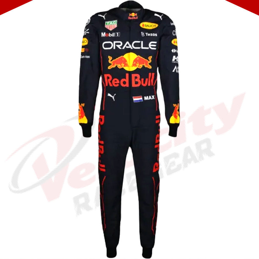 2022 Max Verstappen Red Bull F1 Race Suit - Velocity Racegear-2022 Max Verstappen Red Bull F1 Race Suit - Velocity Racegear-F1 Racing Suit