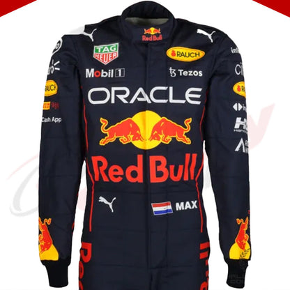 2022 Max Verstappen Red Bull F1 Race Suit - Velocity Racegear-2022 Max Verstappen Red Bull F1 Race Suit - Velocity Racegear-F1 Racing Suit