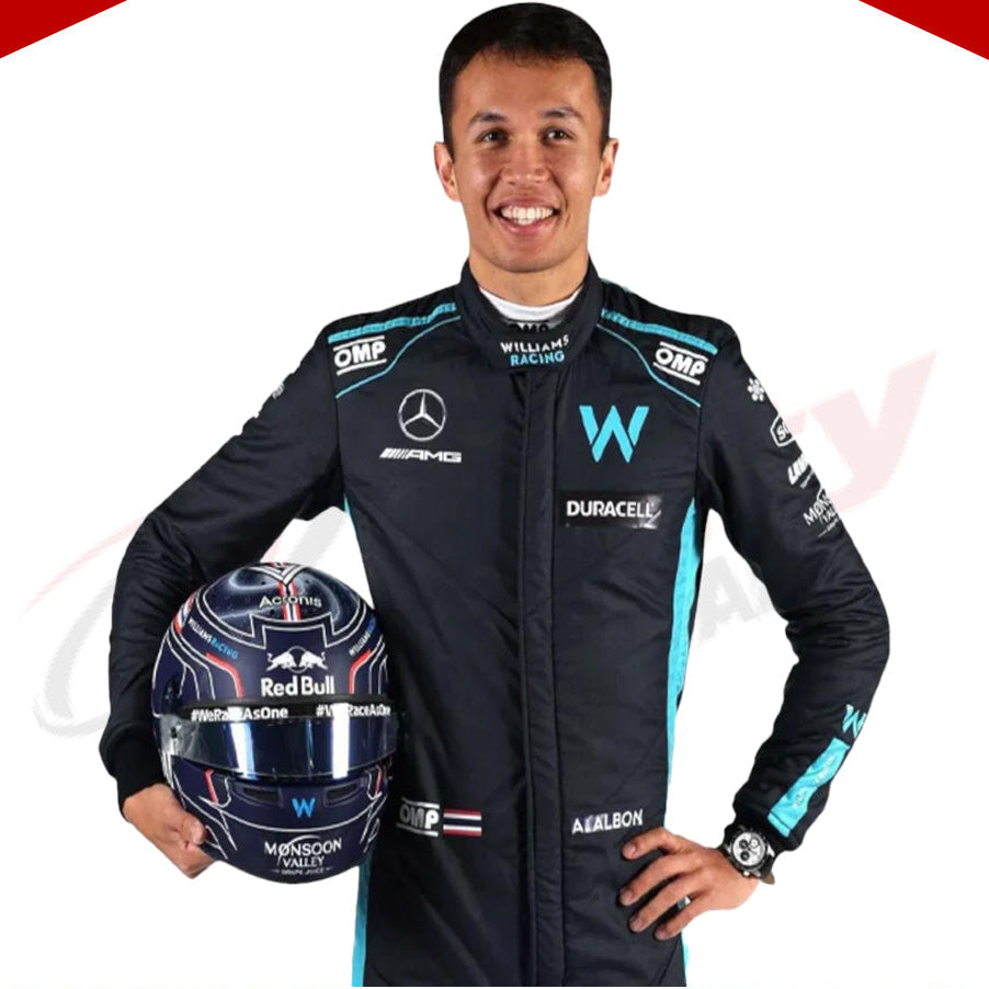 2022 New Alexander Albon F1 Race Suit Williams Racing - Velocity Racegear-2022 New Alexander Albon F1 Race Suit KIDS Williams Racing - Velocity Racegear-F1 Racing Suit