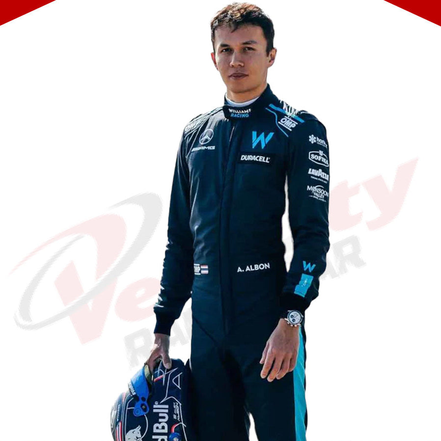 2022 New Alexander Albon F1 Race Suit Williams Racing - Velocity Racegear-2022 New Alexander Albon F1 Race Suit KIDS Williams Racing - Velocity Racegear-F1 Racing Suit