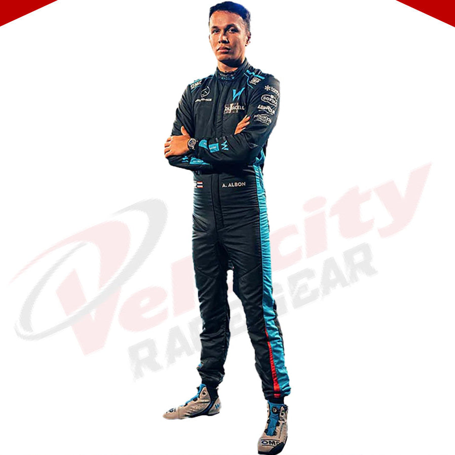 2022 New Alexander Albon F1 Race Suit Williams Racing - Velocity Racegear-2022 New Alexander Albon F1 Race Suit KIDS Williams Racing - Velocity Racegear-F1 Racing Suit