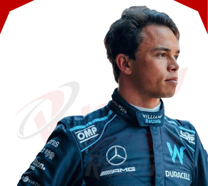 2022 Nyck de Vries Williams Racing F1 Race Suit _ Italian Grand Prix - Velocity Racegear-2022 Nyck de Vries Williams Racing F1 Race Suit _ Italian Grand Prix - Velocity Racegear-F1 Racing Suit