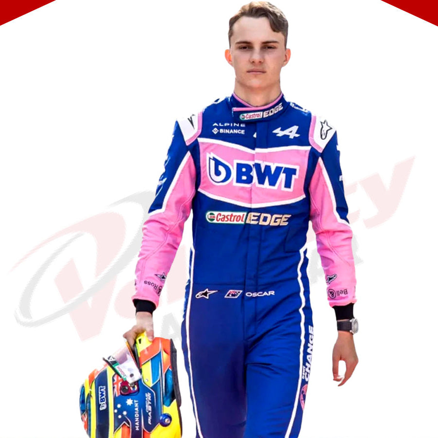 2022 Oscar Piastri BWT Alpine F1 Race suit - Velocity Racegear-2022 Oscar Piastri BWT Alpine F1 Race suit KIDS - Velocity Racegear-F1 Racing Suit