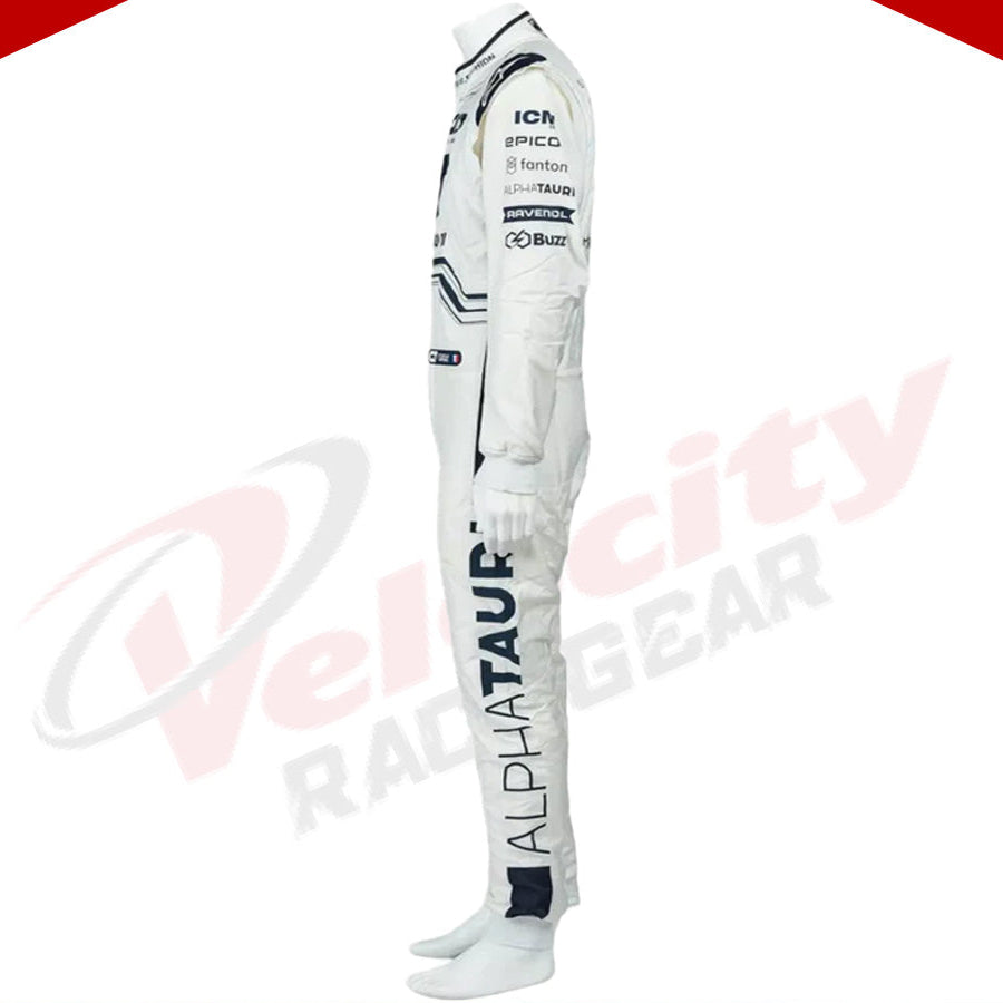 2022 Pierre Gasly Scuderia AlphaTauri F1 Race Suit - Velocity Racegear-2022 Pierre Gasly Scuderia AlphaTauri F1 Race Suit - Velocity Racegear-F1 Racing Suit