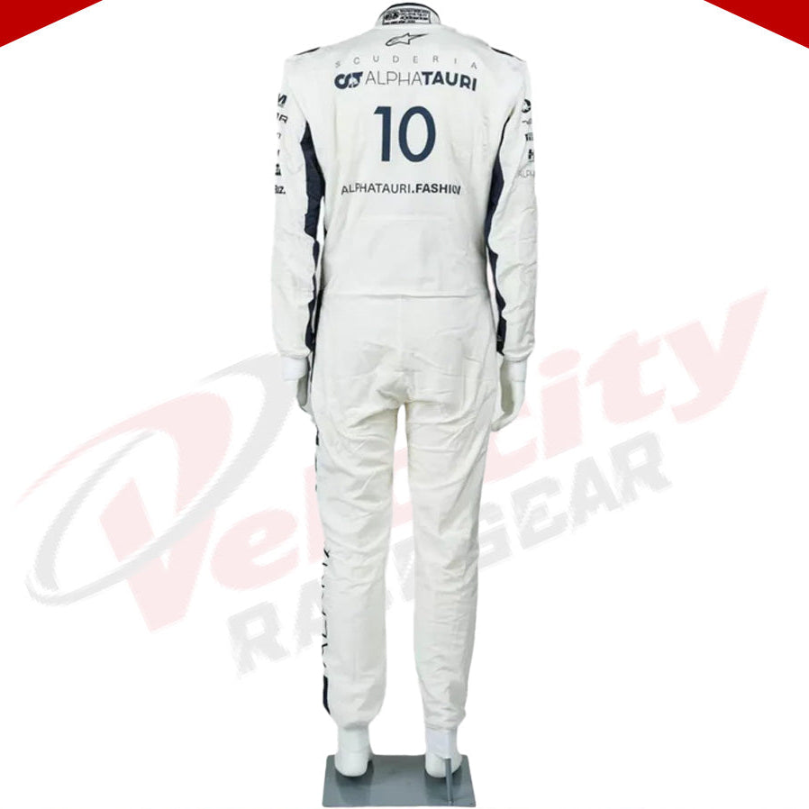 2022 Pierre Gasly Scuderia AlphaTauri F1 Race Suit - Velocity Racegear-2022 Pierre Gasly Scuderia AlphaTauri F1 Race Suit - Velocity Racegear-F1 Racing Suit