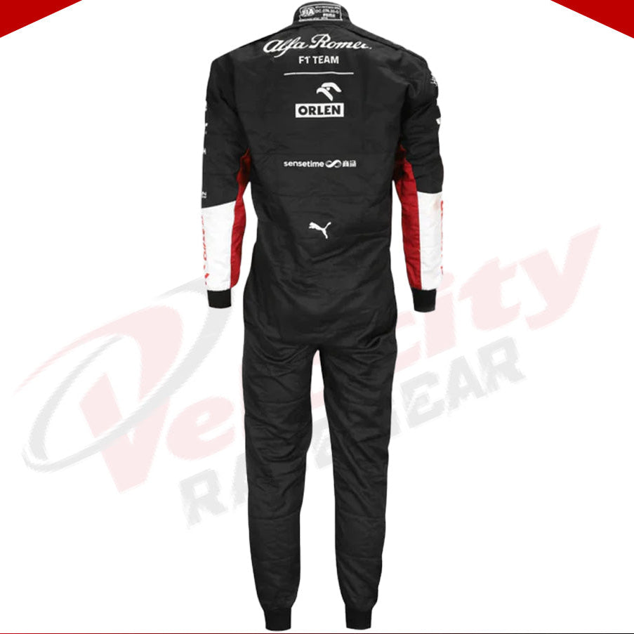 2022 Zhou Guanyu Alfa Romeo F1 Team Race Suit - Velocity Racegear-2022 Zhou Guanyu Alfa Romeo F1 Team Race Suit KIDS - Velocity Racegear-F1 Racing Suit