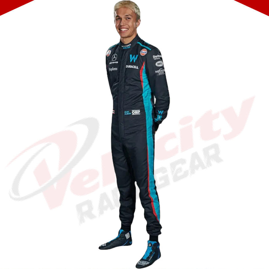2023 Alex Albon Williams Racing F1 Race Suit - Velocity Racegear-2023 Alex Albon Williams Racing F1 Race Suit KIDS - Velocity Racegear-F1 Racing Suit