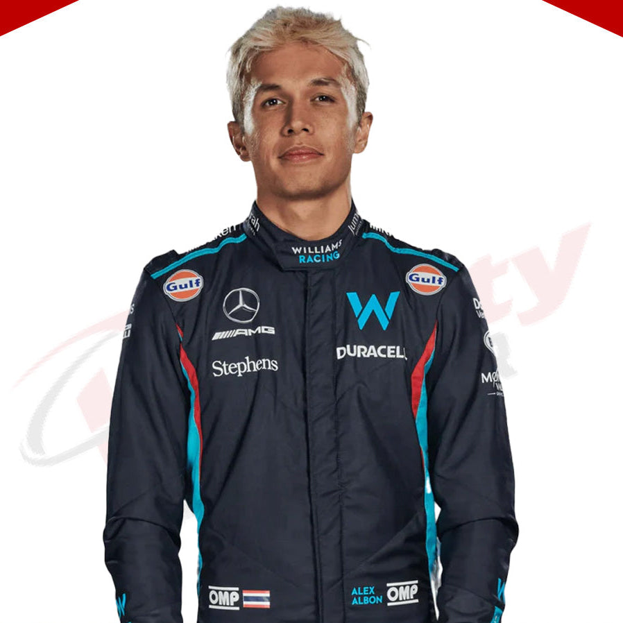2023 Alex Albon Williams Racing F1 Race Suit - Velocity Racegear-2023 Alex Albon Williams Racing F1 Race Suit KIDS - Velocity Racegear-F1 Racing Suit