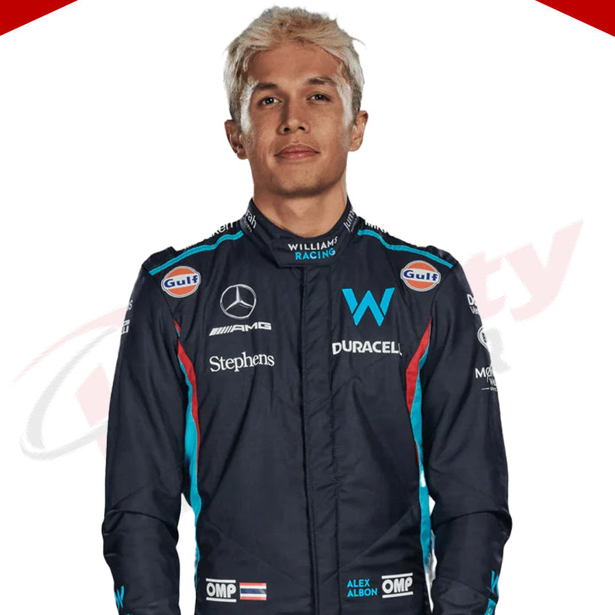 2023 Alex Albon Williams Racing F1 Race Suit - Velocity Racegear-2023 Alex Albon Williams Racing F1 Race Suit KIDS - Velocity Racegear-F1 Racing Suit