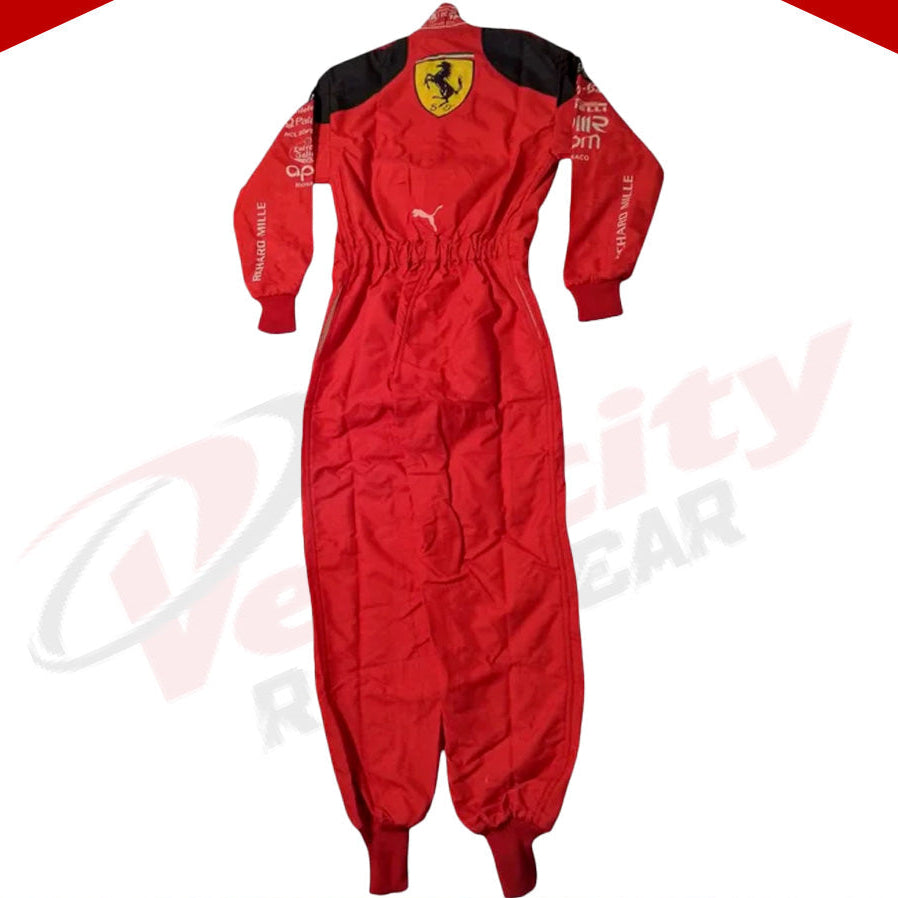 2023 Carlos Sainz Race Scuderia Ferrari F1 Race Suit - Velocity Racegear-2023 Carlos Sainz Race Scuderia Ferrari F1 Race Suit - Velocity Racegear-F1 Racing Suit