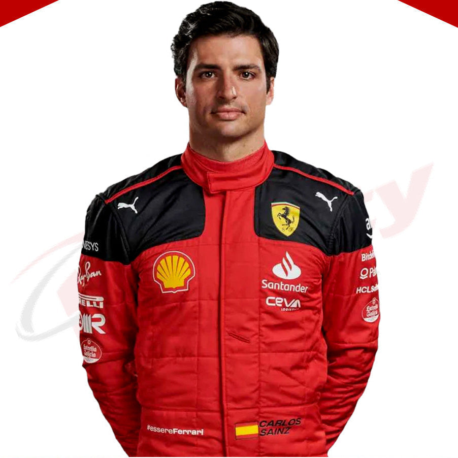 Carlos Sainz 2023 Scuderia Ferrari F1 Race Suit
