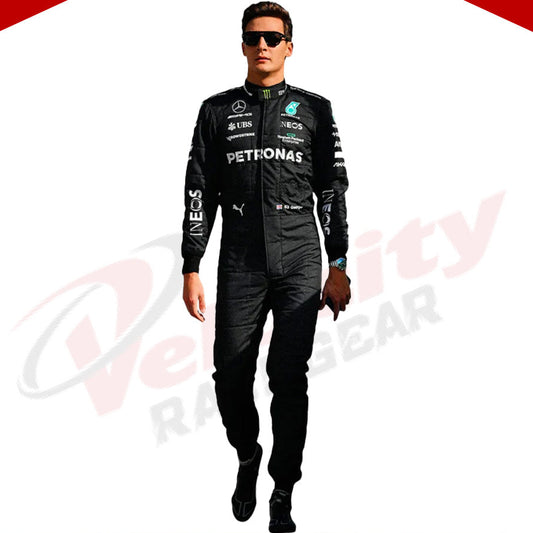 2023 George Russell Mercedes AMG F1 Race Suit - Velocity Racegear-2023 George Russell Mercedes AMG F1 Race Suit - Velocity Racegear-F1 Racing Suit