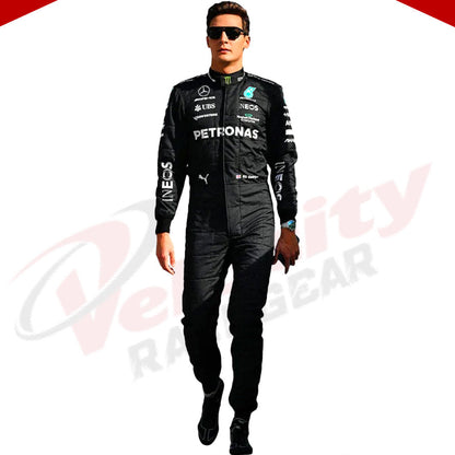2023 George Russell Mercedes AMG F1 Race Suit - Velocity Racegear-2023 George Russell Mercedes AMG F1 Race Suit KIDS - Velocity Racegear-F1 Racing Suits