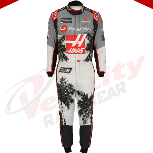 2023 Kevin Magnussen Haas F1 Team Race Suit  - Miami GP - Velocity Racegear-2023 Kevin Magnussen Haas F1 Team Race Suit KIDS - Miami GP - Velocity Racegear-F1 Racing Suit