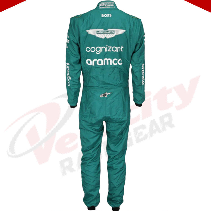 2023 LANCE STROLL ASTON MARTIN F1 RACE SUIT - Velocity Racegear-2023 LANCE STROLL ASTON MARTIN F1 RACE SUIT - Velocity Racegear-F1 Racing Suit