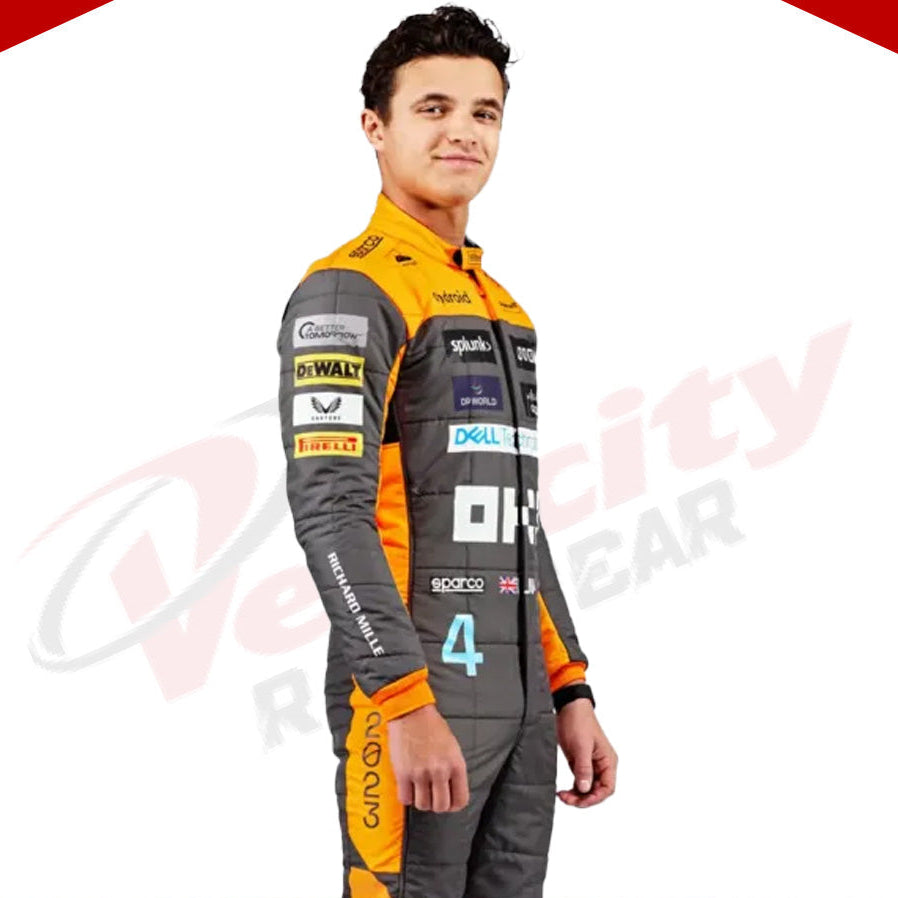 2023 Lando Norris Mclaren F1 Race Suit - Velocity Racegear-2023 Lando Norris Mclaren F1 Race Suit - Velocity Racegear-F1 Racing Suit