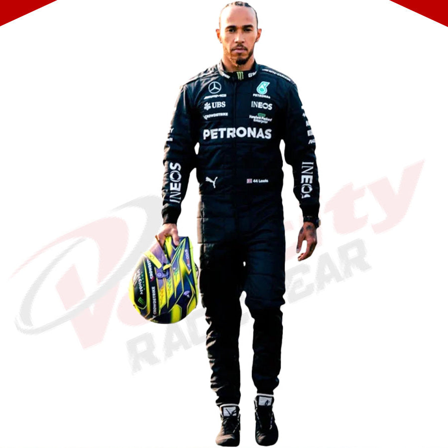 2023 Lewis Hamilton Mercedes AMG F1 Race Suit KIDS - Velocity Racegear-2023 Lewis Hamilton Mercedes AMG F1 Race Suit KIDS - Velocity Racegear-F1 Racing Suit