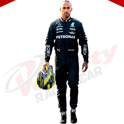 2023 Lewis Hamilton Mercedes AMG F1 Race Suit KIDS - Velocity Racegear-2023 Lewis Hamilton Mercedes AMG F1 Race Suit KIDS - Velocity Racegear-F1 Racing Suit