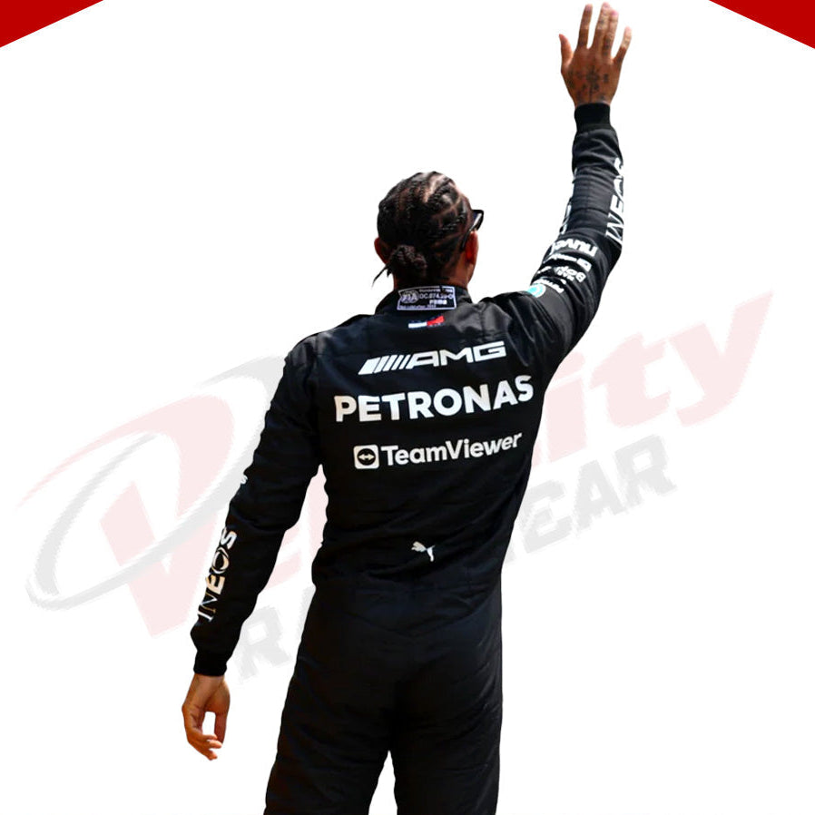 2023 Lewis Hamilton Mercedes AMG F1 Race Suit KIDS - Velocity Racegear-2023 Lewis Hamilton Mercedes AMG F1 Race Suit KIDS - Velocity Racegear-F1 Racing Suit