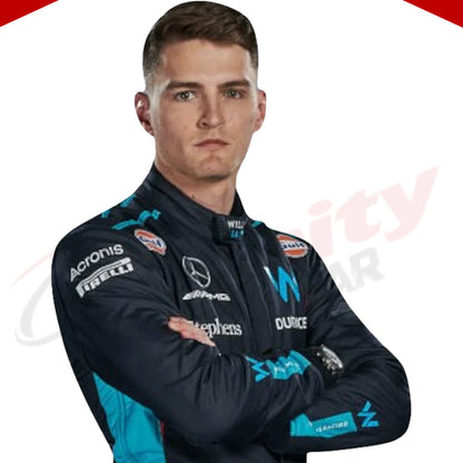 2023 Logan Sargeant Williams Racing F1 Race Suit - Velocity Racegear-2023 Logan Sargeant Williams Racing F1 Race Suit - Velocity Racegear-F1 Racing Suit