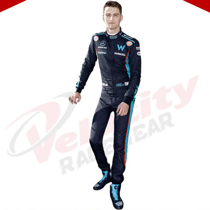 2023 Logan Sargeant Williams Racing F1 Race Suit - Velocity Racegear-2023 Logan Sargeant Williams Racing F1 Race Suit - Velocity Racegear-F1 Racing Suit
