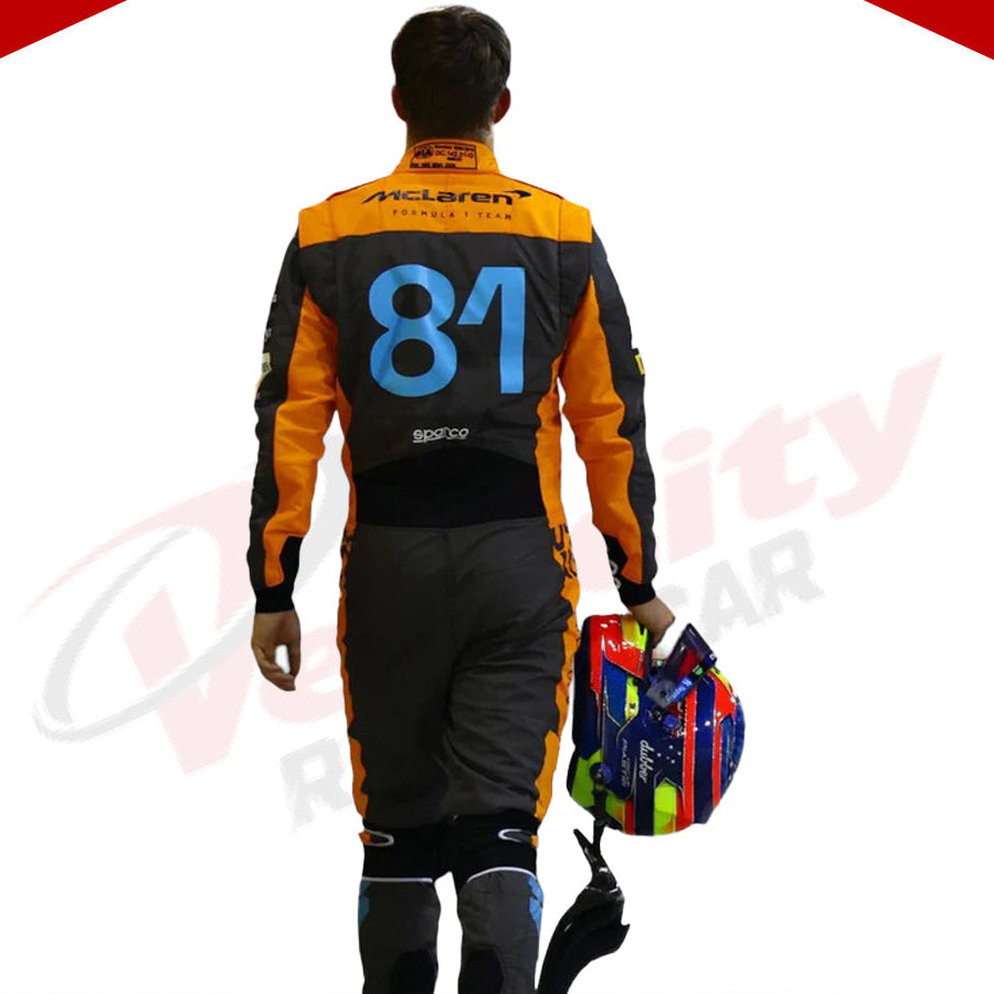 2023 New Oscar Piastri official Replica Race Suit Team McLaren F1 - Velocity Racegear-2023 New Oscar Piastri official Replica Race Suit Team McLaren F1 - Velocity Racegear-F1 Racing Suit