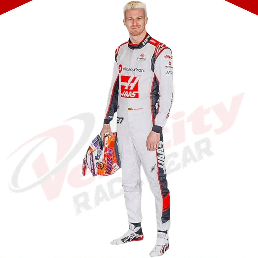 2023 Nico Hulkenberg Haas F1 Team F1 Race Suit - Velocity Racegear-2023 Nico Hulkenberg Haas F1 Team F1 Race Suit - Velocity Racegear-F1 Racing Suit