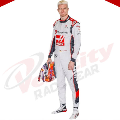 2023 Nico Hulkenberg Haas F1 Team F1 Race Suit - Velocity Racegear-2023 Nico Hulkenberg Haas F1 Team F1 Race Suit - Velocity Racegear-F1 Racing Suit