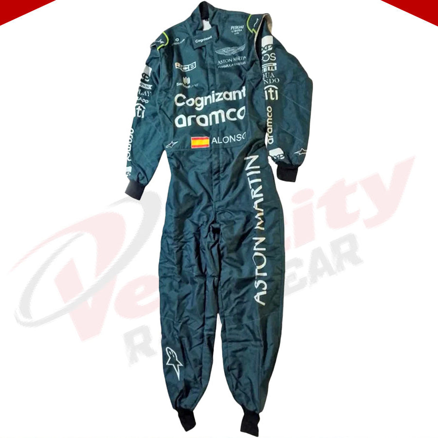 2023 Official Fernando Alonso Aston Martin F1 Race Suit - Velocity Racegear-2023 Official Fernando Alonso Aston Martin F1 Race Suit - Velocity Racegear-F1 Racing Suit
