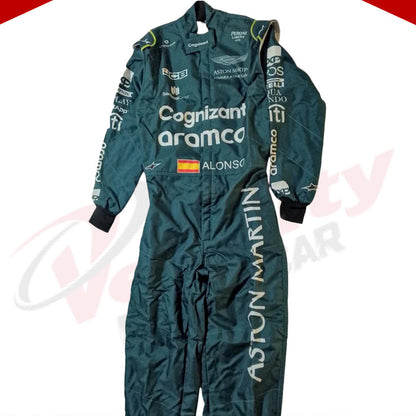 2023 Official Fernando Alonso Aston Martin F1 Race Suit - Velocity Racegear-2023 Official Fernando Alonso Aston Martin F1 Race Suit - Velocity Racegear-F1 Racing Suit
