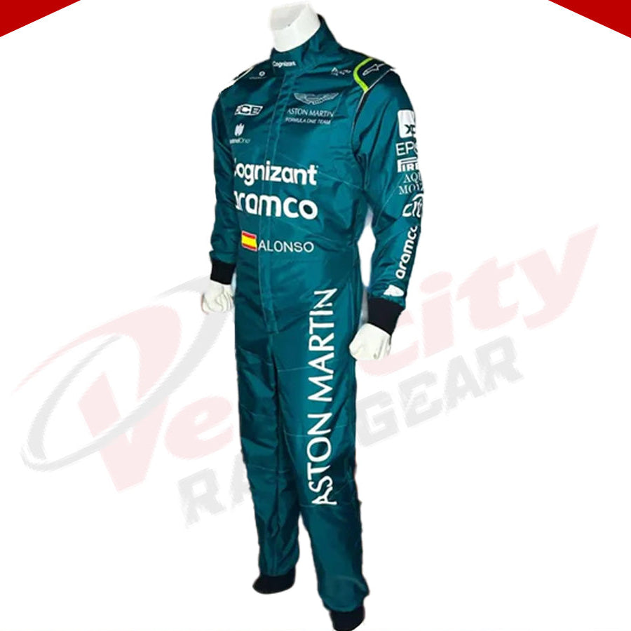 2023 Official Fernando Alonso Aston Martin F1 Race Suit - Velocity Racegear-2023 Official Fernando Alonso Aston Martin F1 Race Suit - Velocity Racegear-F1 Racing Suit