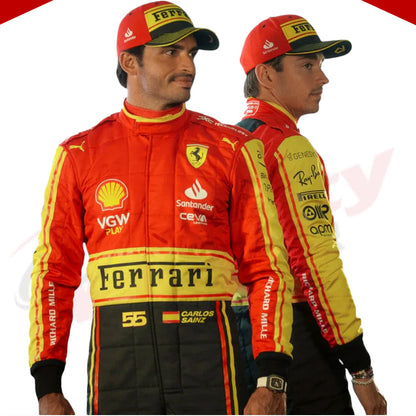 2023 Scuderia Ferrari F1 Race Suit  Monza GP Special Edition - Velocity Racegear-2023 Scuderia Ferrari F1 Race Suit KIDS Monza GP Special Edition - Velocity Racegear-F1 Racing Suit