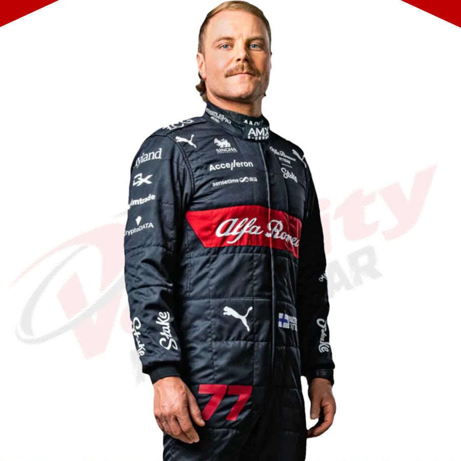 2023 Valtteri Bottas Alfa Romeo F1 Race Suit - Velocity Racegear-2023 Valtteri Bottas Alfa Romeo F1 Race Suit KIDS - Velocity Racegear-F1 Racing Suit