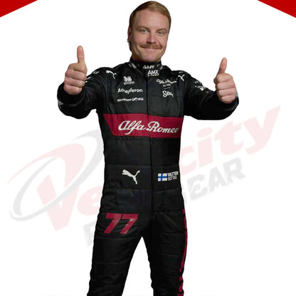 2023 Valtteri Bottas Alfa Romeo F1 Race Suit - Velocity Racegear-2023 Valtteri Bottas Alfa Romeo F1 Race Suit KIDS - Velocity Racegear-F1 Racing Suit
