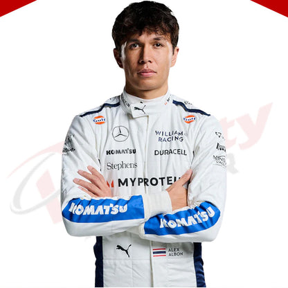 2024 Alex Albon Williams F1 Team Race Suit - Velocity Racegear-2024 Alex Albon Williams F1 Team Race Suit KIDS - Velocity Racegear-F1 Racing Suit