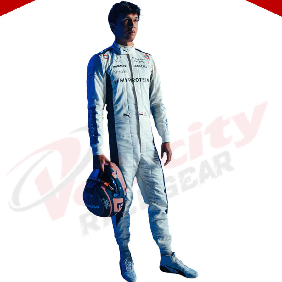 2024 Alex Albon Williams F1 Team Race Suit - Velocity Racegear-2024 Alex Albon Williams F1 Team Race Suit KIDS - Velocity Racegear-F1 Racing Suit