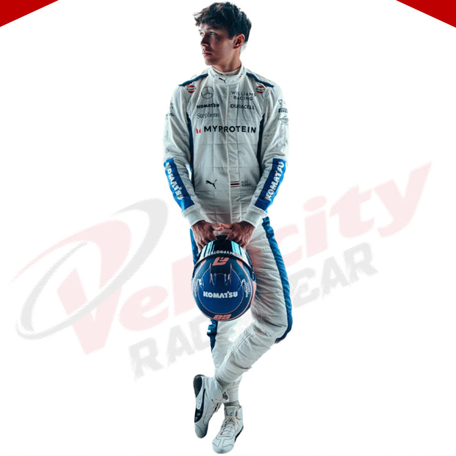 2024 Alex Albon Williams F1 Team Race Suit - Velocity Racegear-2024 Alex Albon Williams F1 Team Race Suit KIDS - Velocity Racegear-F1 Racing Suit