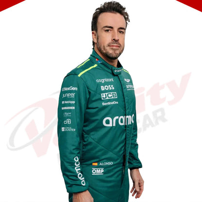 2024 Fernando Alonso Aston Martin F1 Team Race Suit - Velocity Racegear-2024 Fernando Alonso Aston Martin F1 Team Race Suit - Velocity Racegear-F1 Racing Suit